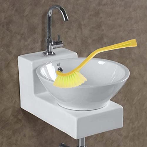 Image of Sink Brush | Ergonomic Handle | Durable Bristles | Ideal for Kitchen & Bathroom Cleaning