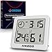 SIKOGO Thermometer innen mit großen Ziffern – Hygrometer digital – Luftfeuchtigkeitsmessgerät hohe Genauigkeit – Hydrometer
