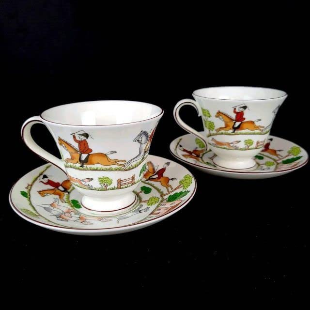 オシャレ ウェッジウッド ハンティングシーン ポット 大きめサイズ