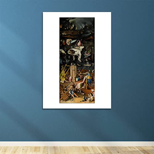 Affiche Hieronymus Bosch Hell habiller un mur vide - 4