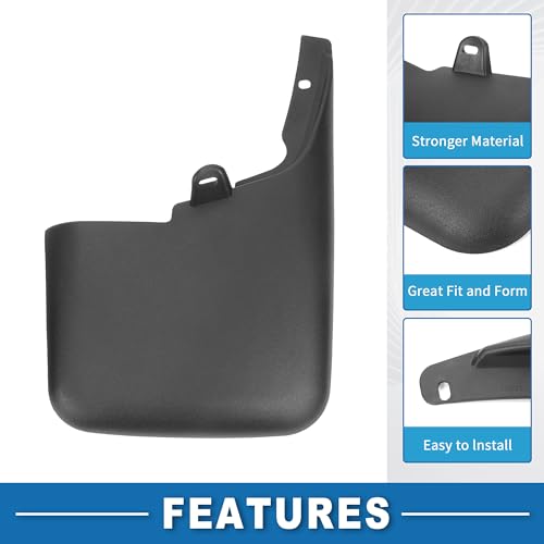 Image of Mud Flap Splash Guard with Mount Accessories Front & Rear Side Mud Guard for Ford F-250 2011-2016 (Set of 4)