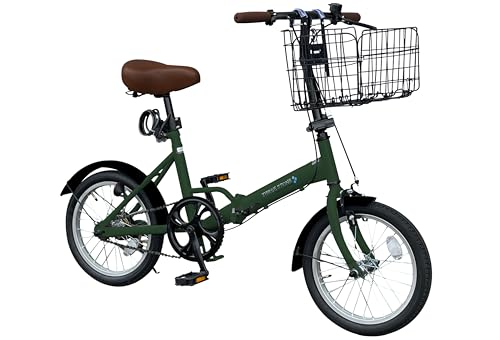 AIJYU CYCLE �܂肽���ݎ��]�� 16 �C���` �y�� ���E�\�J�S �~�j�x�� �܂肽���݃n���h�� �t�����g���C�g ���C���[���b�N�� �v���[���g [EB-16] (���X�O���[��)