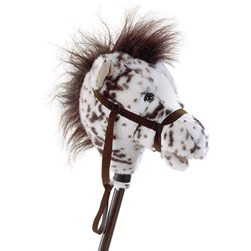 Image of Mary Meyer Hobby Horse Toy Easy Ride 'Um Stick Horses with Galloping and Neighing Sounds, 33-Inches Tall, Appaloosa