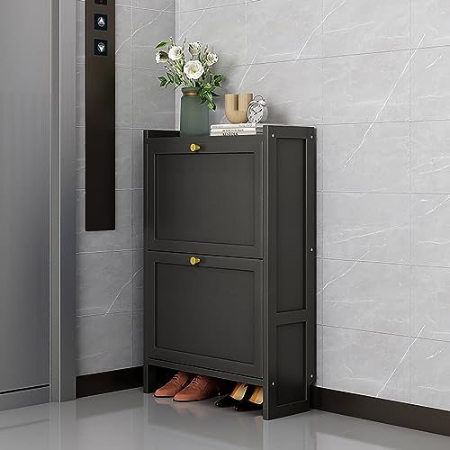 Meuble de rangement chaussures étroit, finis les couloirs encombrés