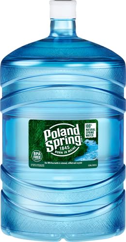 Poland Spring 100% Natural Spring Water, 5-gallon plastic jug