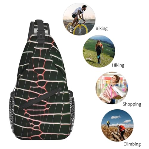 Morrales urbanos sling de poliéster negro para adulto miniatura 6