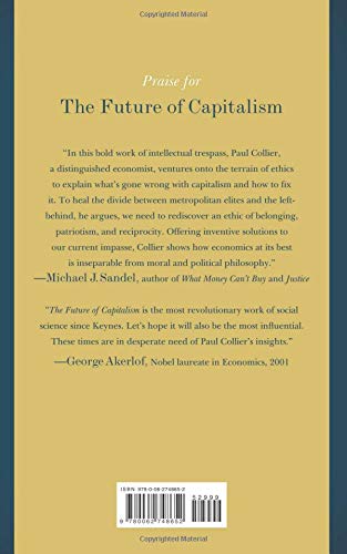 The Future of Capitalism: Facing the New Anxieties