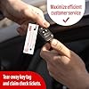 Sutter Signs Automotive Service Tag Numbers (1000-1999) Red Green Service Dispatch Numbers - Auto Dealer Vehicle Repair Mirror Hang Tags - 3 Part Double Sided Tracking System Signs - 1000 Count #3