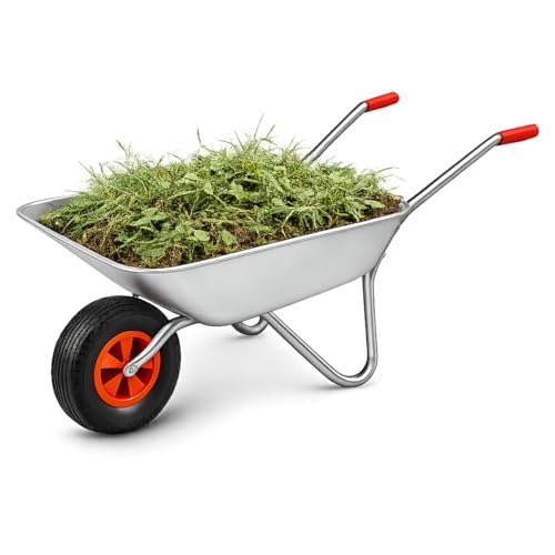 Virsus Carriola in Acciaio Zincato 4063, capacità 80 Litri 100kg,