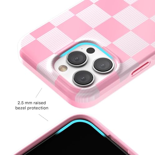 VELVET CAVIAR for iPhone 14 Pro Case Pink Checkered - Compatible with MagSafe - 10ft Drop Tested by VELVET CAVIAR - Used condition - Image 3