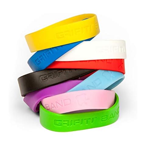 Grifiti Band Joes 4 Inch 5 Pack Assorted Colors Heat Cold UV Chemical Resistant Long Lasting Supreme Silicone Elastic Rubber Bands for Books, Camera Lens, Art, Cooking, Wrapping, Exercise, Bag Wraps Cover