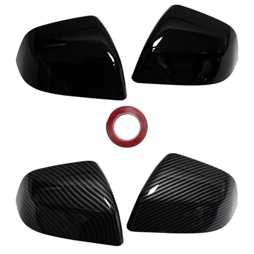 Coque de rétroviseur pour Tesla Model Y 2025 Juniper look carbone abs accessoire auto - 3
