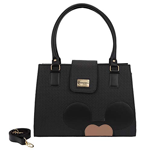 Bolsa Disney Mickey Mouse kit com carteira Preto preto