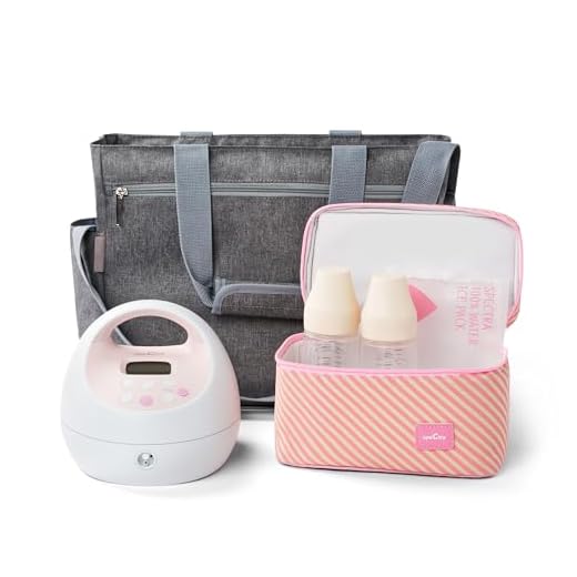 Spectra - S2 Plus Electric Breast Milk Pump with Tote Bag, Bottles and Cooler for Baby Feeding