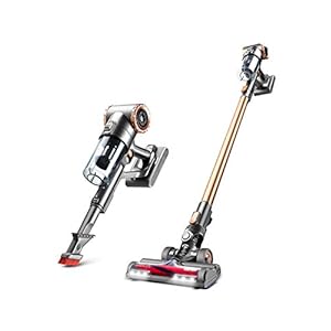 HUIXINLIANG Draadloze stofzuiger 12 KPA Super-zuiging 35 minuten lopende supercapaciteit 3 ​​in 1 vacuümreiniger met licht voor diep schoon huisdier haartapijt Harde vloer