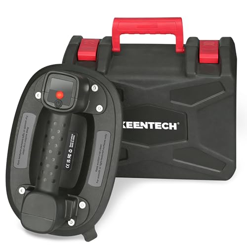 KEENTECH(�L�[���e�b�N) �d���z�� �ő�׏d660�|���h 10�C���` �o�b�e���[�z�� ���͂ȋz���� �f�W�^���\�� �d�q���͌v �����^��O���b�v �^�C�� �K���X �嗝�� ���炩�ȕ\�ʗp