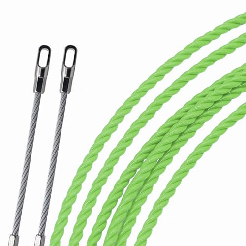 Image of 20M Wire Puller for Electrician, Wire Lead Threading Device Tool, Easy to Use Wiring Spring Cable Snake Kit for Conduit, Home & Office Network Installations