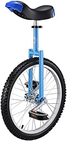 Unicycles for Adults, 20 Inch Wheel Unicycle, University Bike, Balance Exercise Fun, Bicycle, Fitness Scooter, Circus, Adjustable Seat, Load 150 kg, Blue