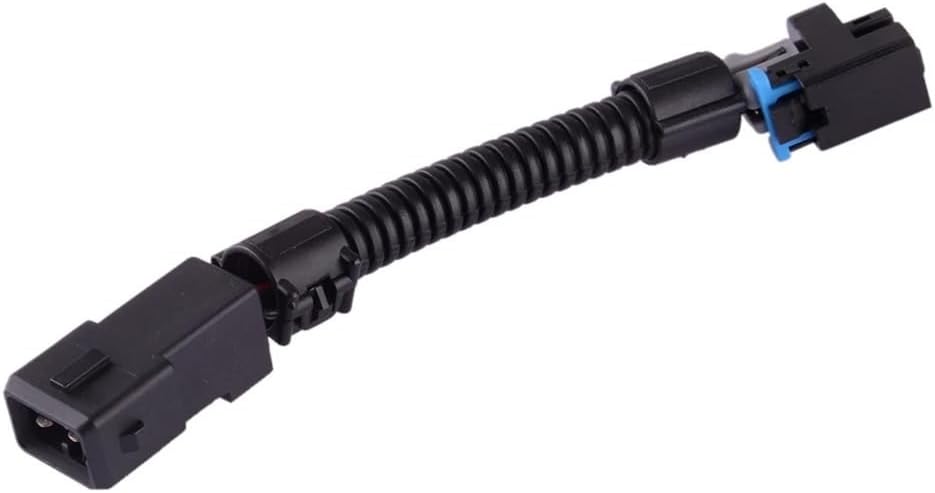 8Pcs Fuel Injector Connector Adapter Fit for EV1 to EV6/EV14 USCAR LS1 LS2 LS3 LT1 Black Plastic Fuel Injectors Connector Harness