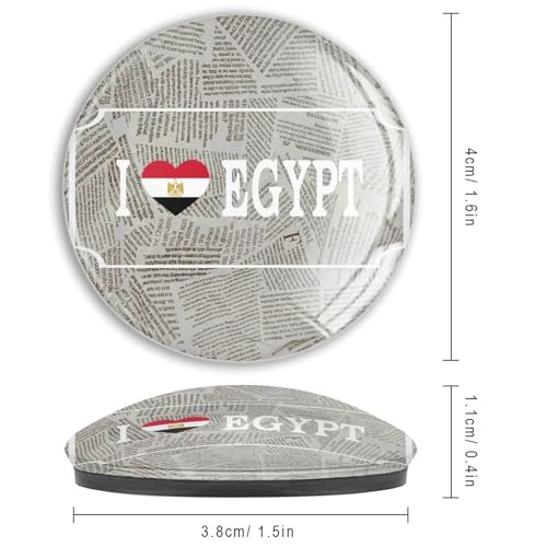 Imanes de Egipto de cristal para nevera y pizarra blanca pack de 4 unidades 4