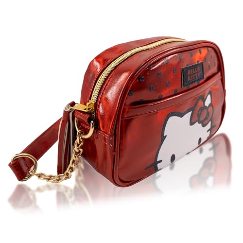 Sanrio Hello Kitty Purse Crossbody Handbag for Women | Hello Kitty Metallic Vinyl Women's Shoulder Handbag | Hello Kitty Accessories for Girls2
