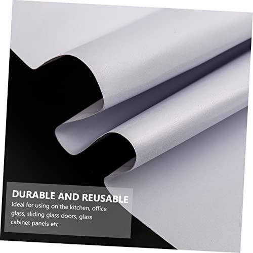 Película para ventana de vidrio esmerilado con bloqueo solar PVC sin adhesivo miniatura 7