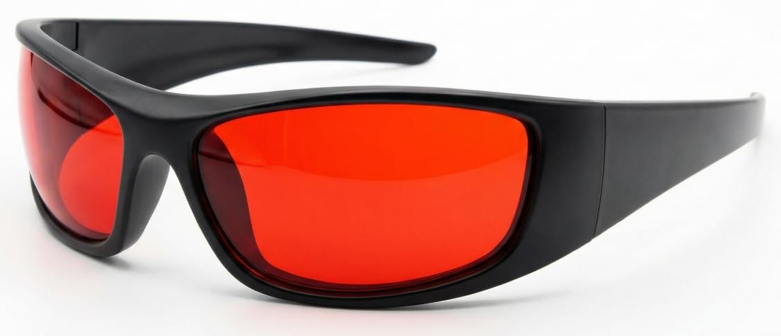 Bloomoak 99% Blue Light Blocking Glasses,Nighttime Sleep,Fully Wraparound Your Eyes with No Leaks for Side Glare/Dry Eyes