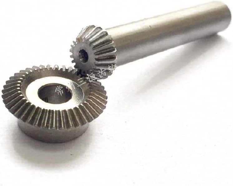 0.5 module bevel gear bevel gear 20 teeth / 40 teeth 1:2 transmission 90 degrees bevel gear shaft 304 stainless steel