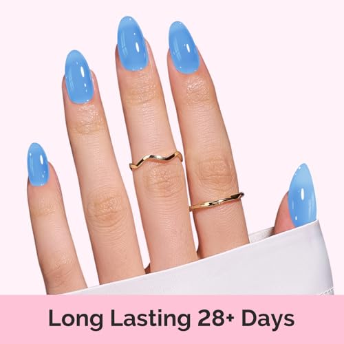 Image of MelodySusie Jelly Gel Nail Polish Set,6 Transparent Colors,Milky or Jelly Texture,Pastel Rainbow Colors Soak Off UV LED Light Cure or Salon Manicure and Nail Art DIY at Home 15ML 0.3Fl Oz