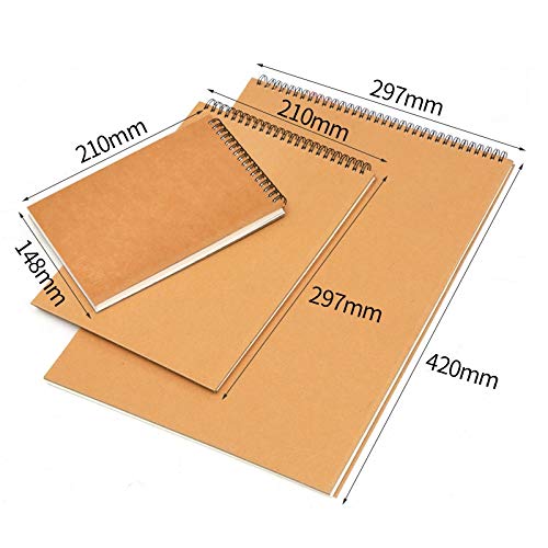 Tarjeta del bosquejo A4 de 30 hojas con papel resistente 3