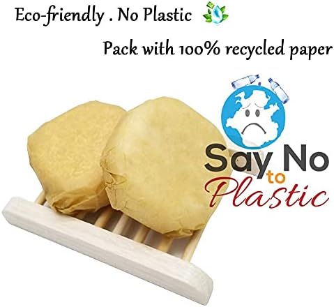 100% Natural Shampoo Bar for Hair 2 Pieces Solid Shampoo Soap for Treated Dry Damaged Hair Vegetarian Plant Essence Helps Stop Hair Loss and Promotes Healthy Hair Growth 4.2oz (Bamboo Charcoal)