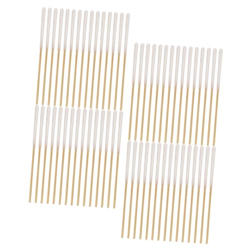 Ipetboom 60Pcs Disposable Cotton Swabs for Makeup Cleaning Soft Cotton Sticks for Ear Cleaning Efficient Household Beauty Use Non Shedding High Absorbency