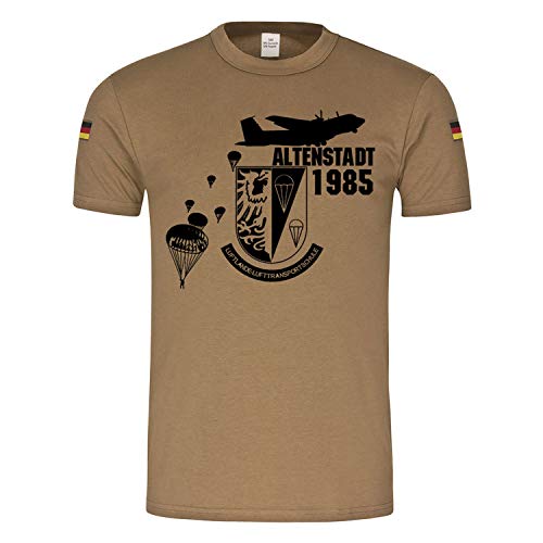 Chasseur de parachute t-shirt vert Bundeswehr Altenstadt 1985 Copytec