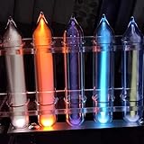 Rare Nobel Gas Sealed Tube 99.999% Illuminate Gases Krypton Helium Neon Argon Xenon Oxygen Nitrogen Hydrogen Element Collection (M 14x60mm, HeNeArKrXe)