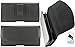 Premium Cell Phone Dual Case Pouch Double Decker Fits Two iPhone 8, 7, 6, 6S Ultra Thin Case/No Case Similar (Each Phone Measuring 141 x 70 x 10mm Less)