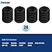 24Pcs Oil Drain Plug Gasket, Replace OEM#F5TZ-6734-BA Black Engine Oil Pan Drain Plug Seal, M14 Car Oil Drain Plug Washers Seal Gasket, Compatible with Ford Lincoln Mercury (M14)