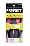 PROFOOT 22102FGENXX12 Plantar Fasciitis Orthotics for Women's, 6-10