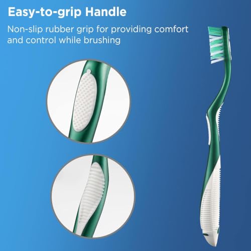 Image of Fremouth 6 Count Extra Firm Toothbrushes with Covers Caps for Adults