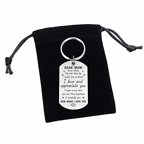 Remember I Love You Mom Keychain Gifts, Birthday Gift For Mom, Mother's Day Present From Son Daughter #TOP5