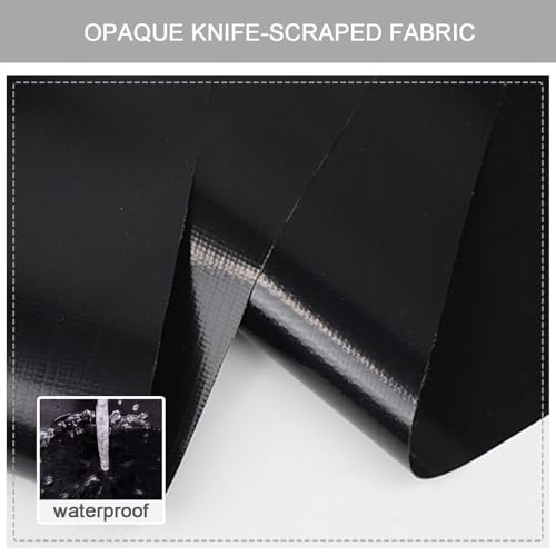 Auvent d'extérieur imperméable en PVC transparent de 2,5 x 3,8 m - 6