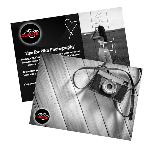 35mm Film Bundle includes Kodak Portra 400 35mm 5 Pack Colour Negative Film 36 Exposures x 2 Packs and Clikoze Camera Film Photography Tips Card - 5