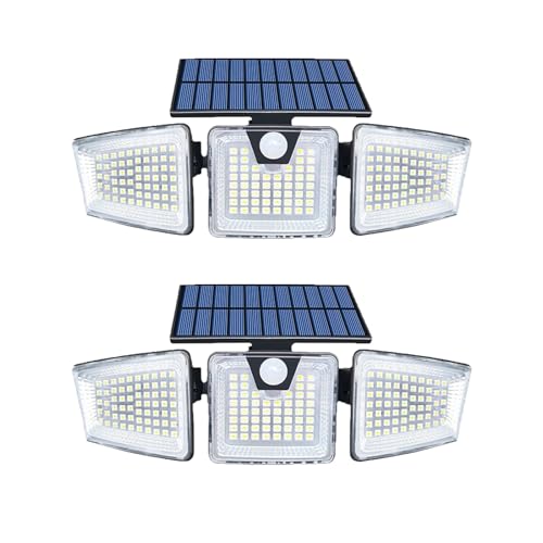 Lumière Solaire Extérieure 176 LED étanche IP65 projecteur mural pour patio