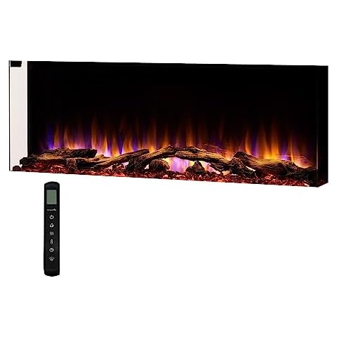 SimpliFire 43-Inch Scion Trinity 3-Sided Linear Electric Fireplace (SF-SCT43-BK) Cover