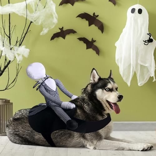 GAROMIA Hundekostüm Halloween Kostüm Hund Haustier Kostüm Haustiere Party Cosplay Bekleidung Halloween Hunde Hundekostüm für Haustier Hunde Kleine bis Große Hunde