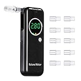 GDbow Ketosis Monitor, Ketone Breath Meter Digital LCD Display, Only Breathe with The Device -Black