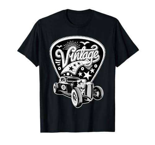 Hot Rod Rockabilly Clothing 50s Sock Hop Vintage Classic Car T-Shirt