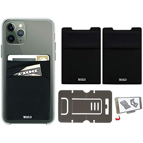 WUOJI RFID Blocking Phone Card Wallet Cover