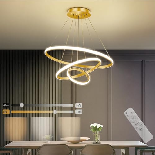 Lámpara de techo regulable con altura ajustable para luz cálida y fría