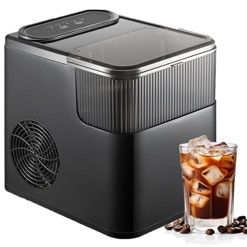 Máquina de Hielo 1.4L, 12kg/24H, Negra miniatura 1