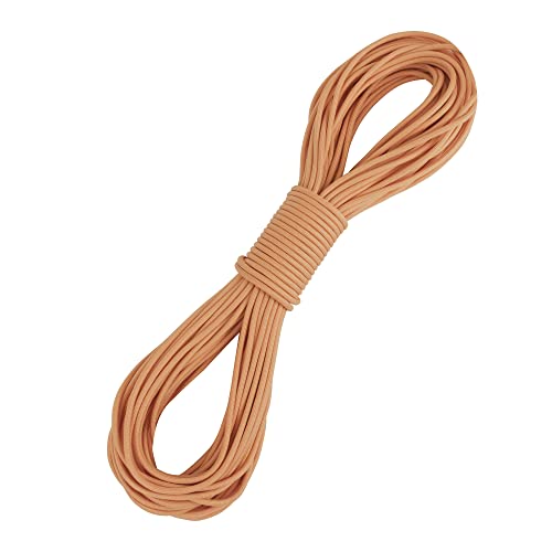 Image of 550 para Cord Parachute Survival Cord Rope Spec Type III 7 Strand Paracord Rope, Military Grade Nylon 4mm Diameter (Light Orange, 20)